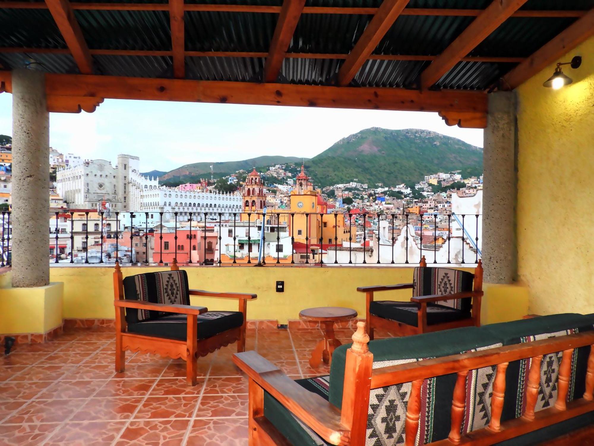 Plaza San Cayetano Panoramic House 호텔 과나후아토 외부 사진