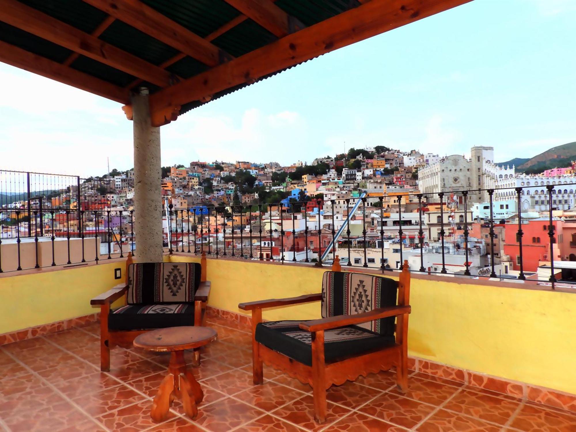 Plaza San Cayetano Panoramic House 호텔 과나후아토 외부 사진
